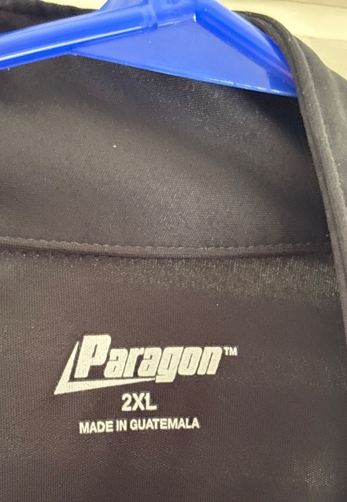 Mens Paragon 1/4 Zip Pullover Light Weight Black 2XL W/ Blackstone (IL) Logo gallery