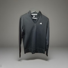 Adidas Men’s BLK Go -to 1/4 Zip S ADVOR955 MSRP $60 NWT