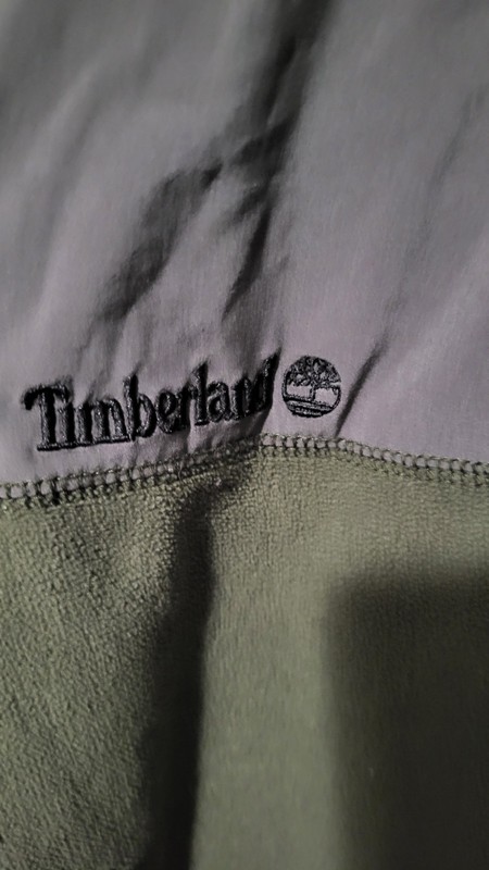 Timberland 1/4 Zip Pullover Fleece Hunter Green Long Sleeve Men's Sz Medium gallery