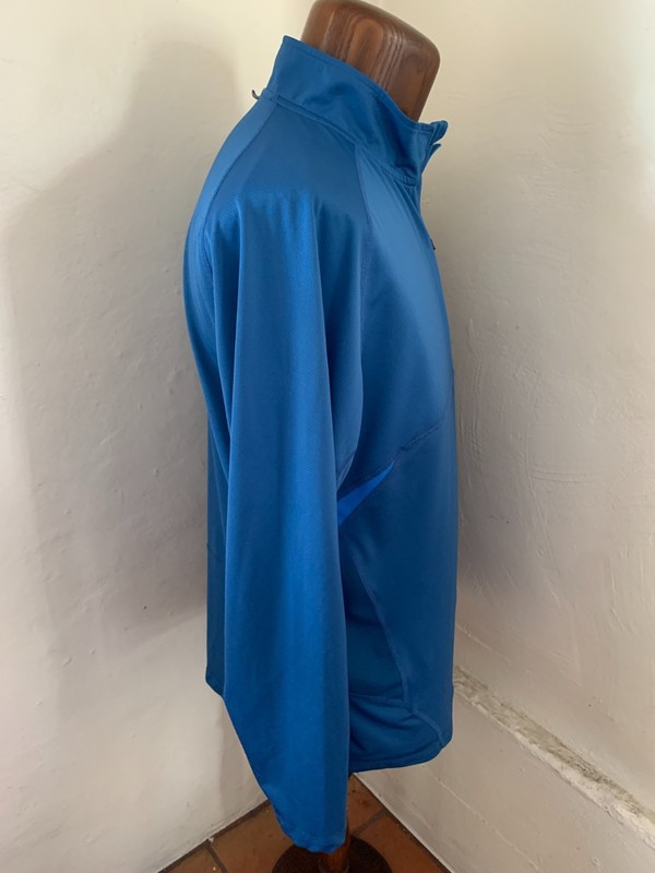 Master's Tech Active Pullover Men's Size Large Blue 1/4 Zip Long Sleeve Golf PGA gallery