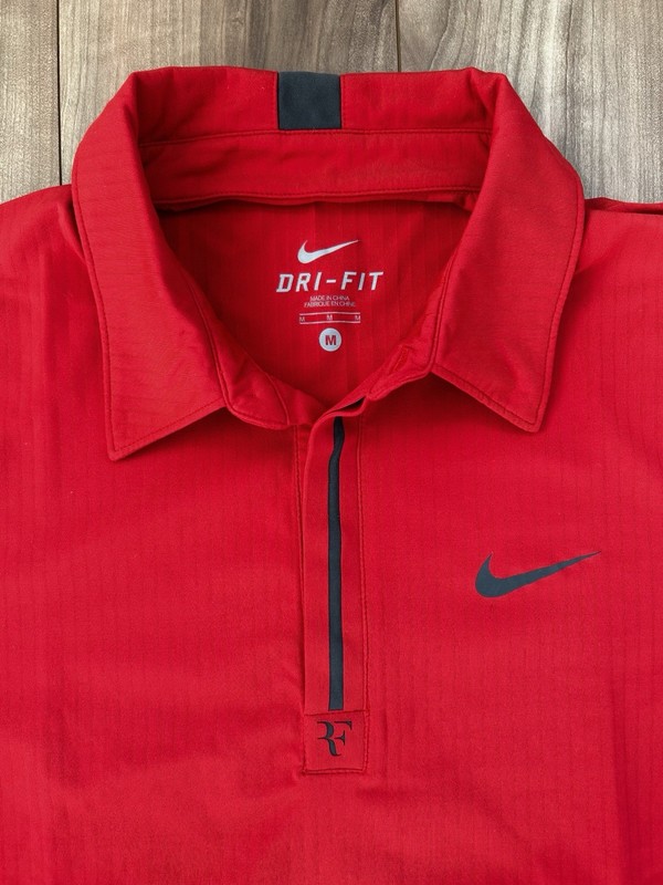 Roger Federer Nike 2010 Indian wells/Hit for Haiti Polo Size:S (JPN M) RF gallery