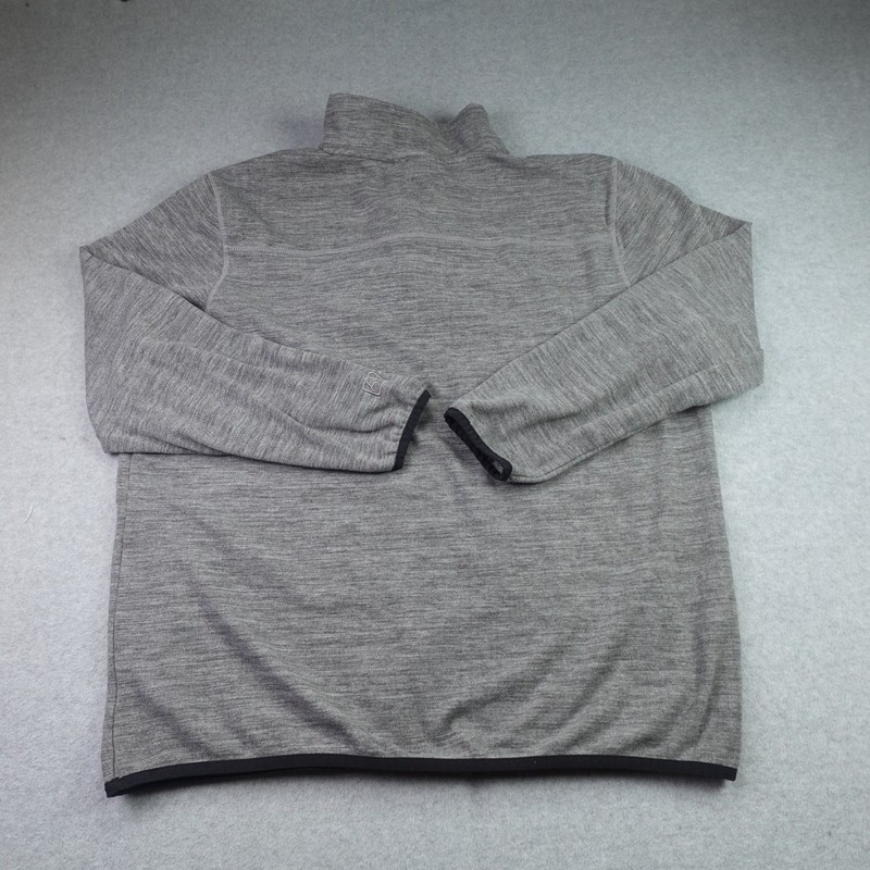 Avalanche Pullover Mens Large Gray Athletic 1/4 Zip Hiking Activewear gallery