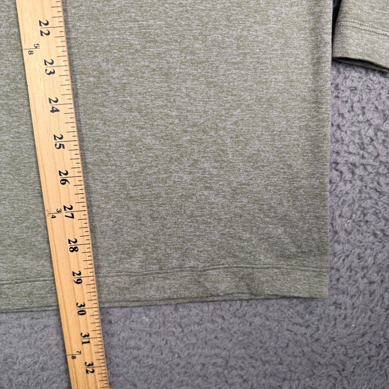 Lululemon Soft Jersey 1/2 Zip Pullover Mens 2XL Green Soft Gym Lounge Stretch gallery
