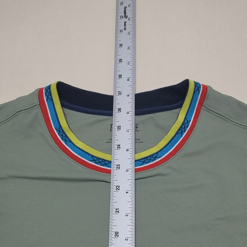 Rhone Men Long Sleeve Performance Large Sweatshirt Sage Green Neck Crew Pullover gallery