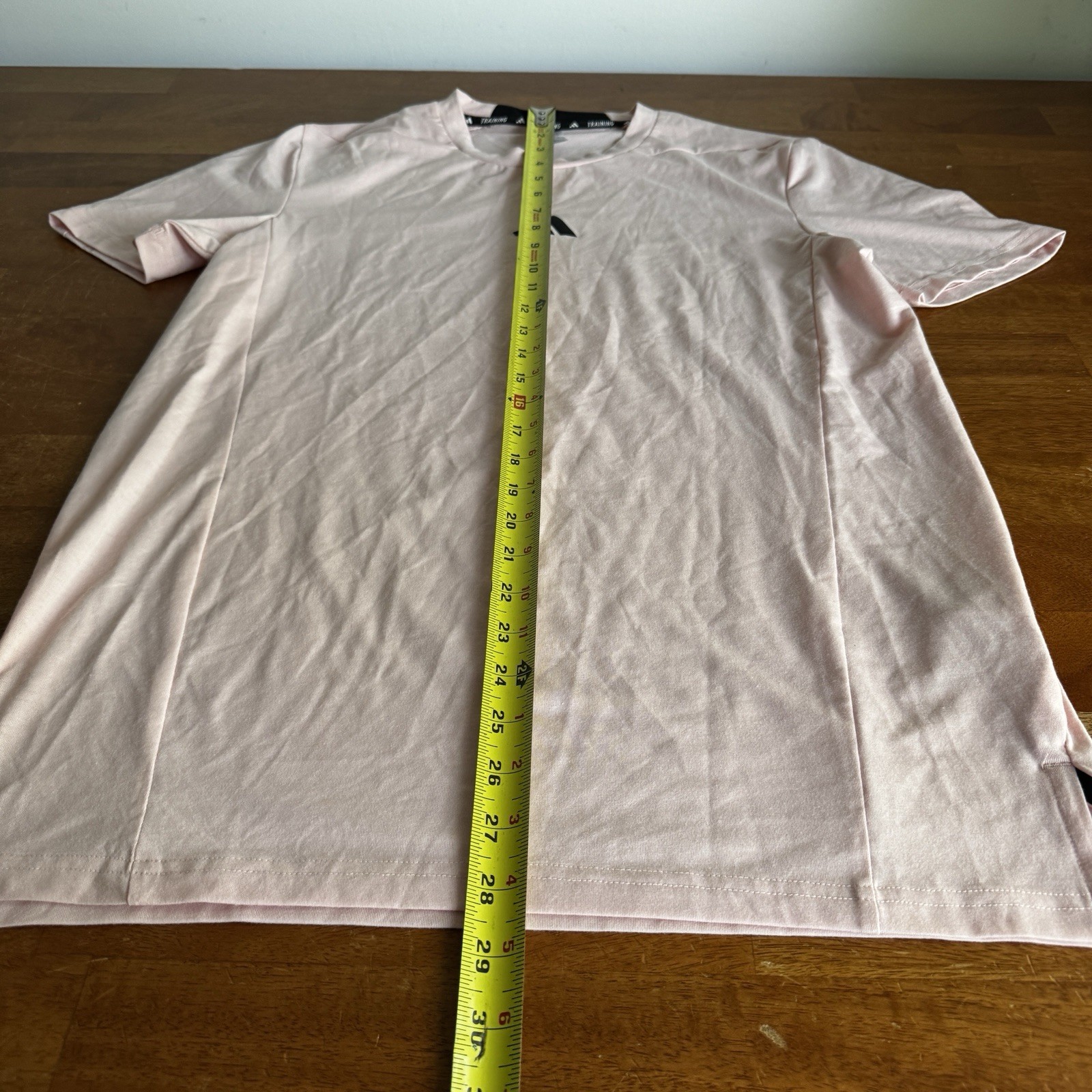 Adidas Training Athletic Wear Men's Medium Pink Running T-Shirt Tennis gallery