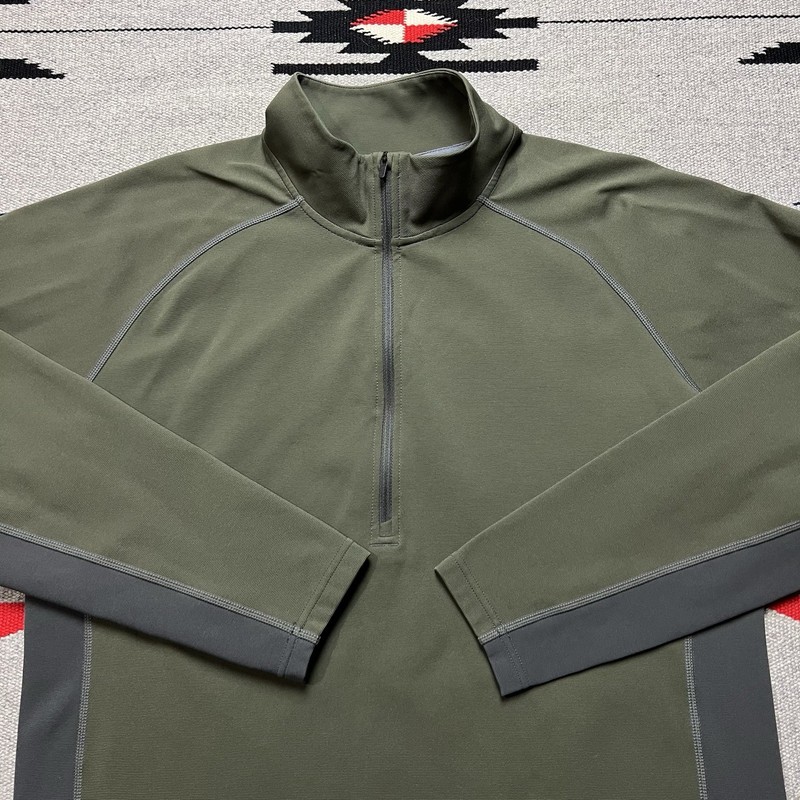 Kuiu Half Zip Pullover Hunting Longsleeve Mens Size Large Green gallery