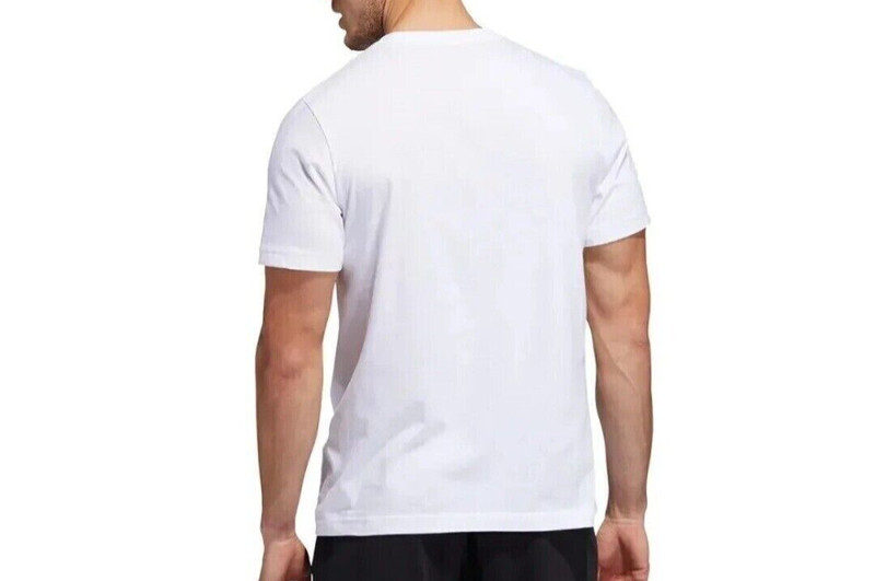 Adidas Mens Badge Of Sport S/S T-Shirt - ED9606 - White / Black - Size: L - NEW gallery