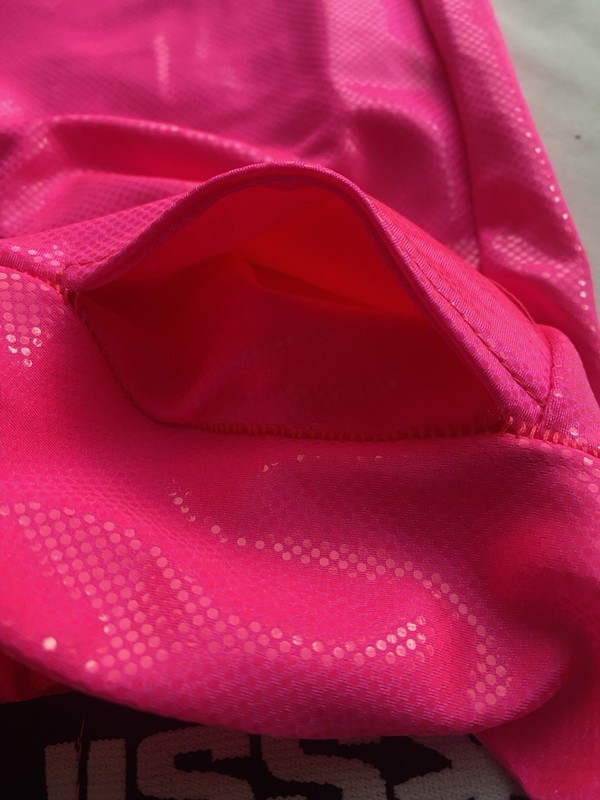 *ssTricks Asstricks Neon Pink Men's Biker Shorts Stretch Spandex Lycra M gallery