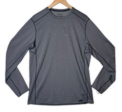 Patagonia Capilene Midweight Baselayer Polartec Long Sleeve Shirt Grey Men’s M