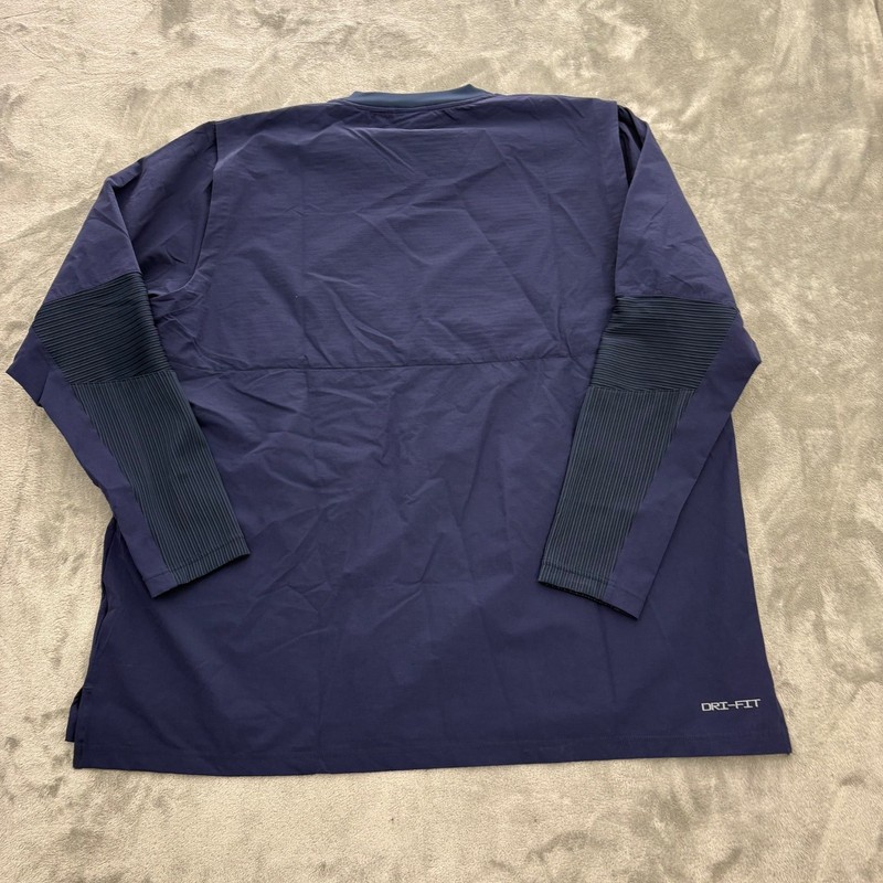 Nike Dri-FIT Lightweight Player Pullover Jacket Mens XL Blue FD4291-419 Baseball gallery