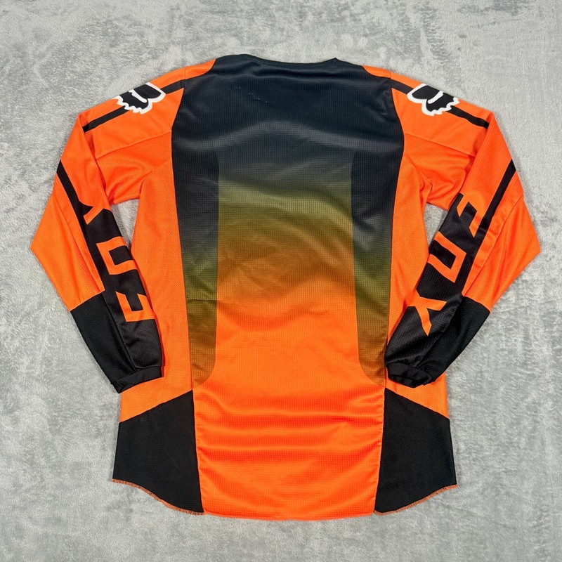 Fox Racing Mens Medium 180 Motocross Jersey Orange Black Gradient gallery