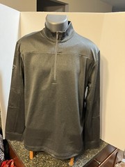 Callaway Golf Weather Series LS 1/4 Zip Men’s Pullover Gray M Poly Spandex