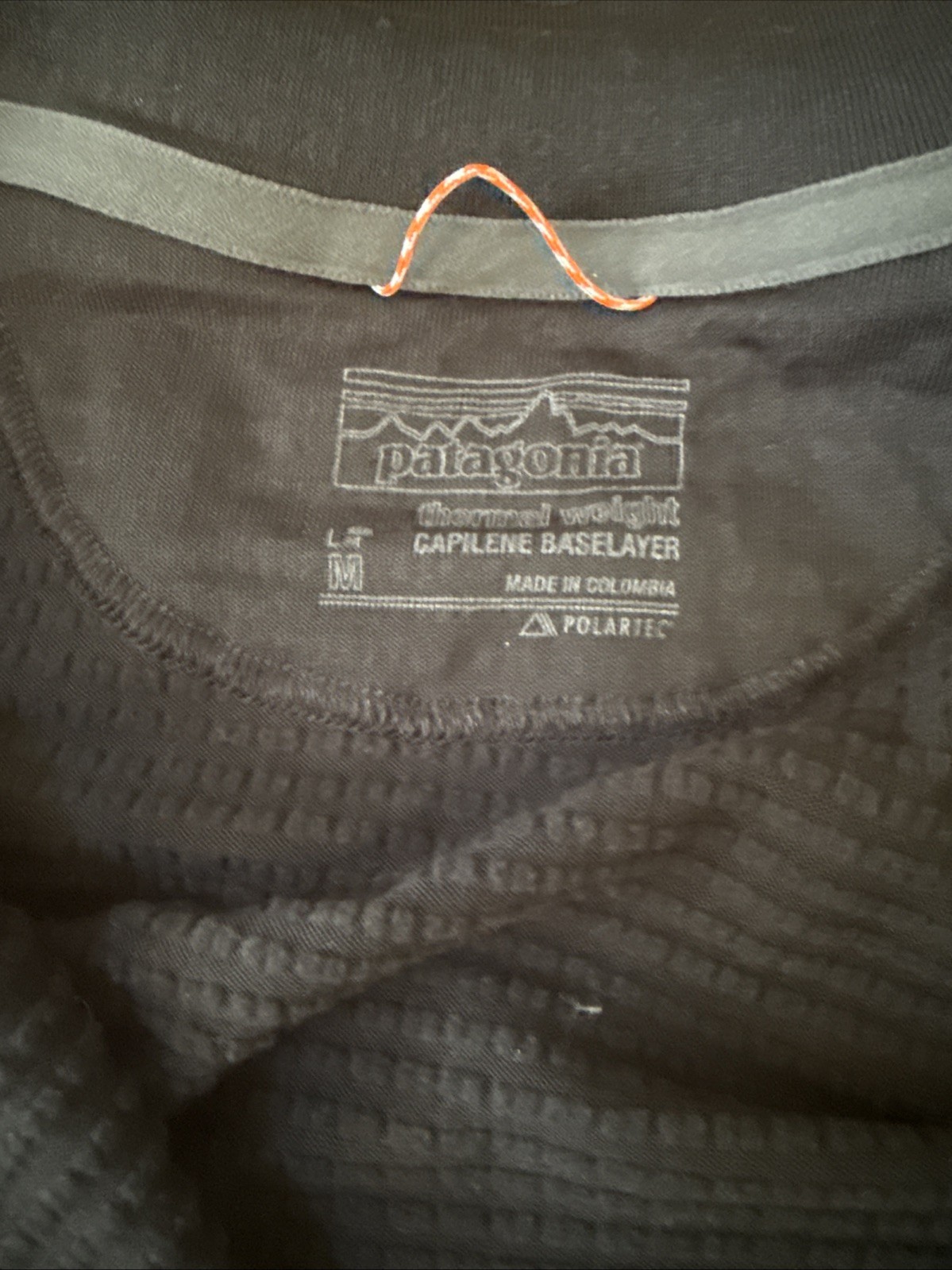Patagonia Capilene Thermal Weight Zip-Neck Pullover Base Layer Black Men's Sz M gallery