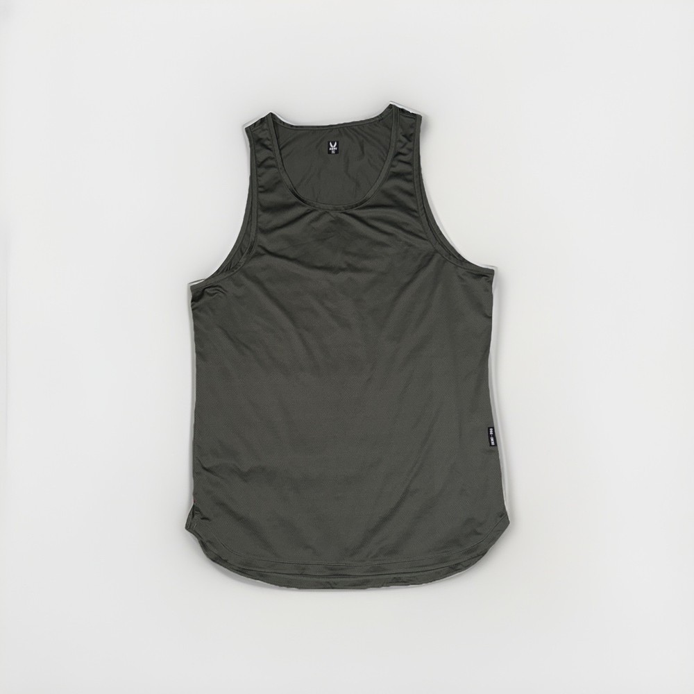 ASRV Aerosilver Tank Top Mens XL Lightweight Training DSG-0830 Green