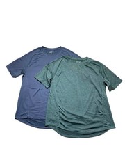 Mondetta Outdoor Project Men’s Performance Short Sleeve T-Shirts, 2 Pack, Size L