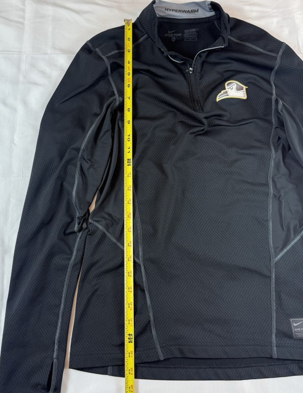 Nike Pro Hyperwarm 1/4 Zip Pullover Black Men’s Size M gallery