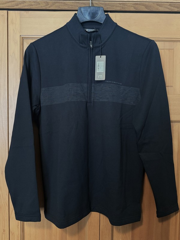 $140 - NWT TRAVIS MATHEW UPGRADED Men's 1/4 Zip Fleece Quick Dry Active Stretch gallery