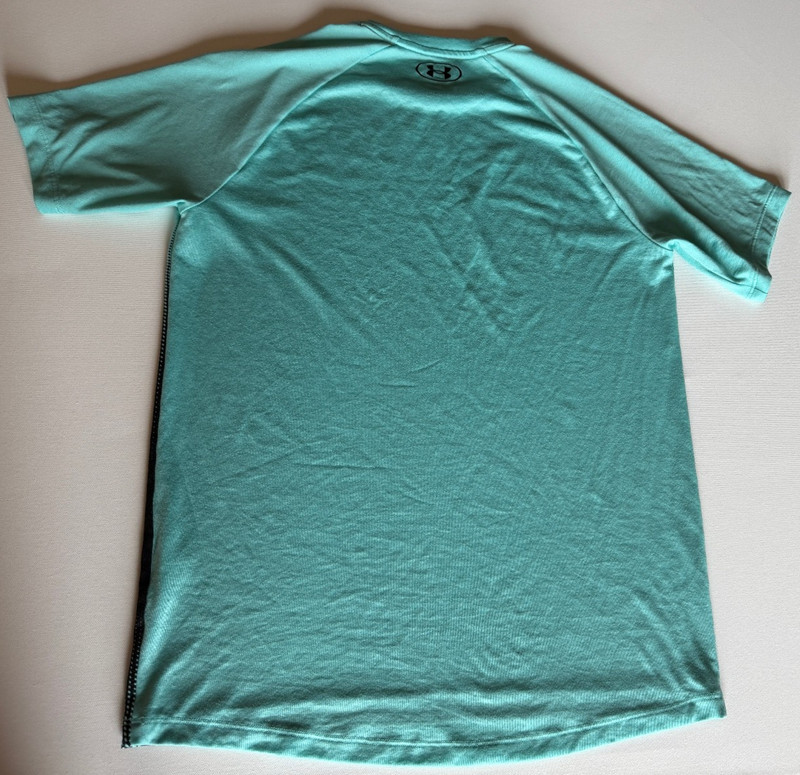 Under Armour Loose T-Shirt Mens Sz Small Green Ombre Athletic Gym Running gallery
