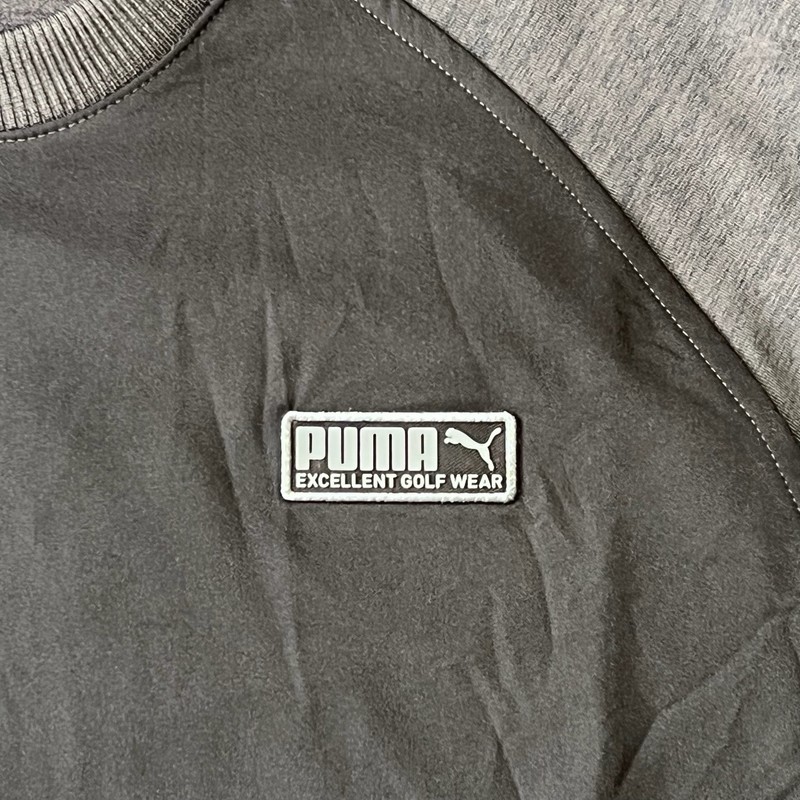 Puma Cloudspun Golf Pullover Mens Small Gray Performance C5 gallery