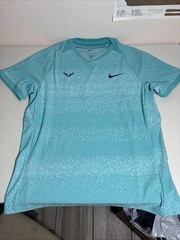 Nike Dri-Fit ADV Rafa Nadal Tennis Pro Shirt French Open Men’s Sz L FD5409-345
