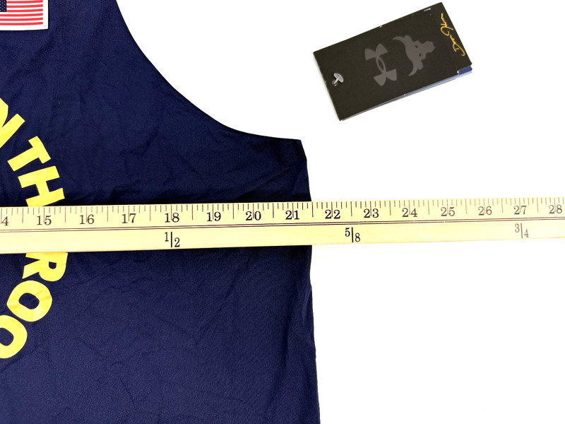 Under Armour Project Rock Hardest Worker In The Room Tank Top Blue Men L 1383310 gallery