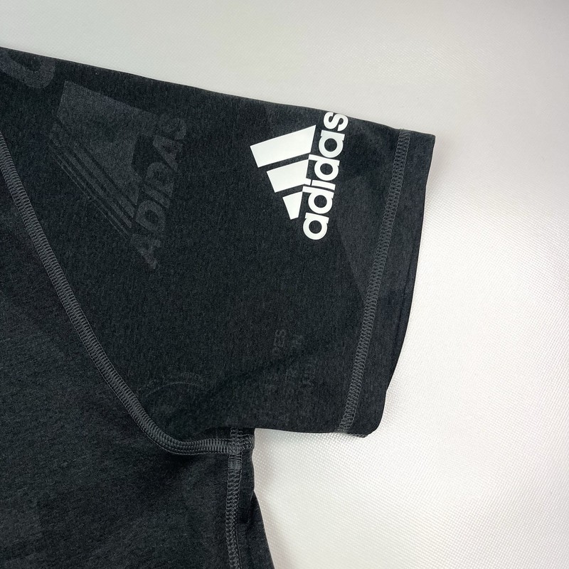 Adidas Dark Gray Freelift Training Climalite Athletic T-Shirt Performance Mens L gallery