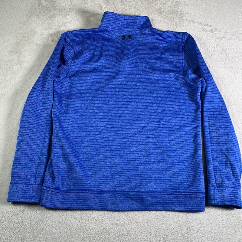 Under Armour Pullover Mens Medium Blue Quarter Zip UA Storm Golf Outdoors Active gallery