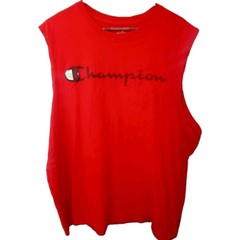 Mens Size XXL Champion Sleeveless Red Shirt