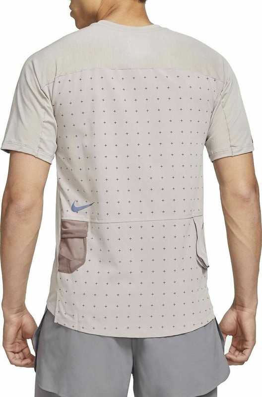 Nike Tech Pack Short-Sleeve Running Top Tan BV5713-218 Men's Size Large New gallery