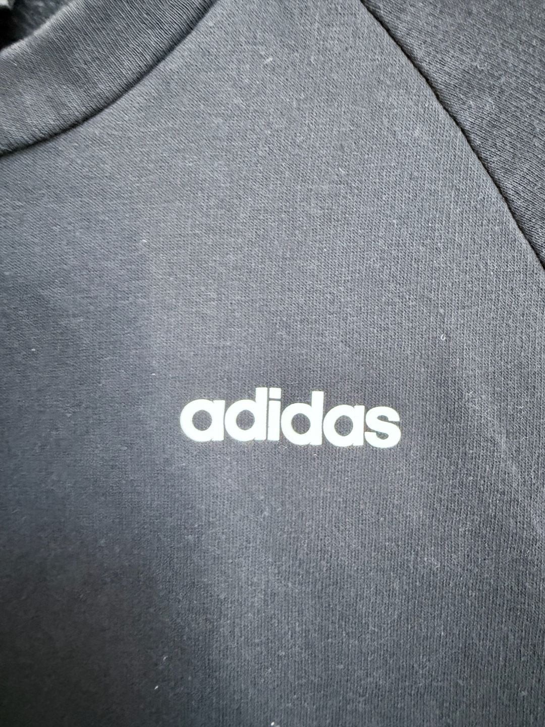 Adidas Women's Essentials Fleece 3-Stripes Crewneck Sweatshirt Black gallery