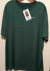 Men’s REEBOK Fitness SS Bottle Green Shirt – SZ LG – NWT