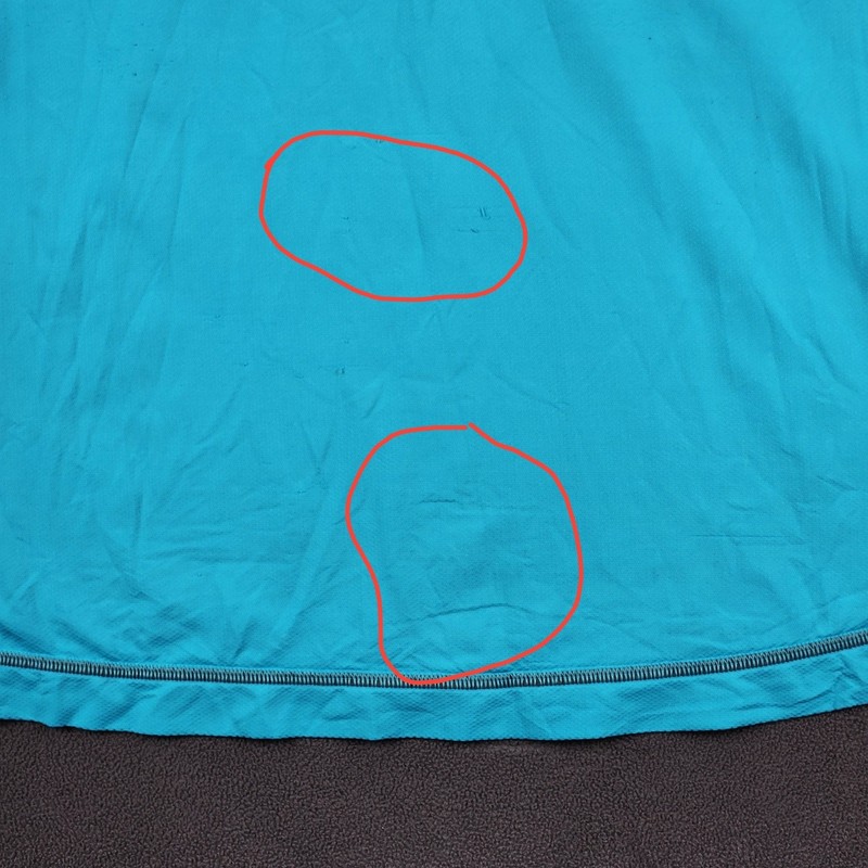 Lululemon Precise Singlet Tank Mens Small Gray Blue Colorblock Mesh LM1030S gallery