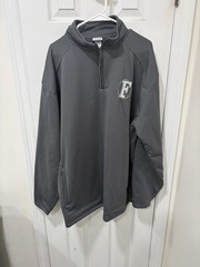 Badger Sport – Men’s – Performance 1/4 Zip Pullover – 2XL – Gray – F Logo