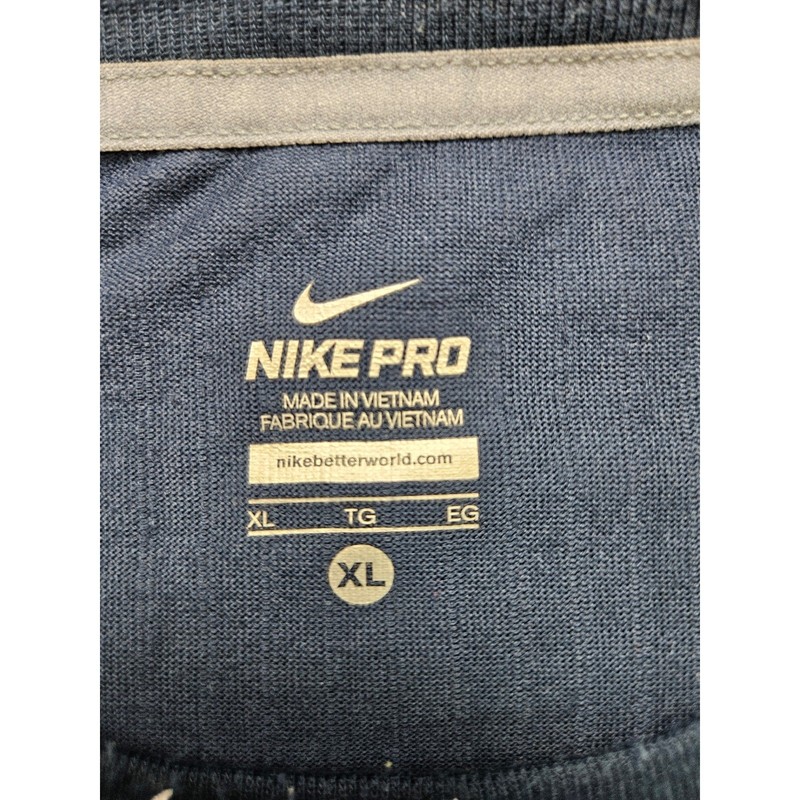 Nike Pro MLB Authentic Milwaukee Brewers BSBL Long Sleeve Shirt Mens XL Stretch gallery