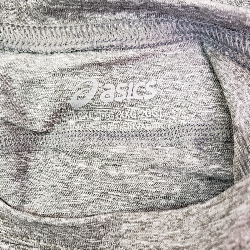Asics Mens Size 2XL Gray Super Light Hydrology Long Sleeve Athletic T Shirt gallery