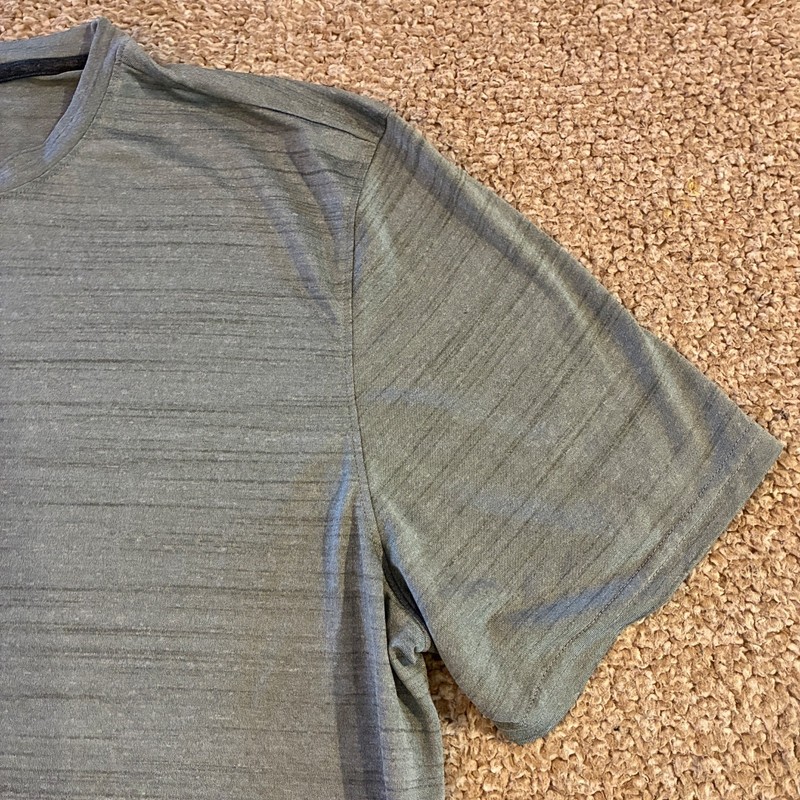 BCG Performance T‑Shirt Heathered Space Dye Gray Moisture Wicking Men’s XL gallery