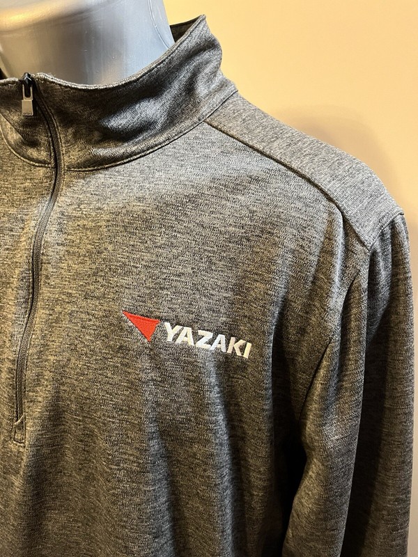 YAZAKI - Ogio Men’s LS 1/4 Zip Pullover XL Gray Black Heather Polyester gallery