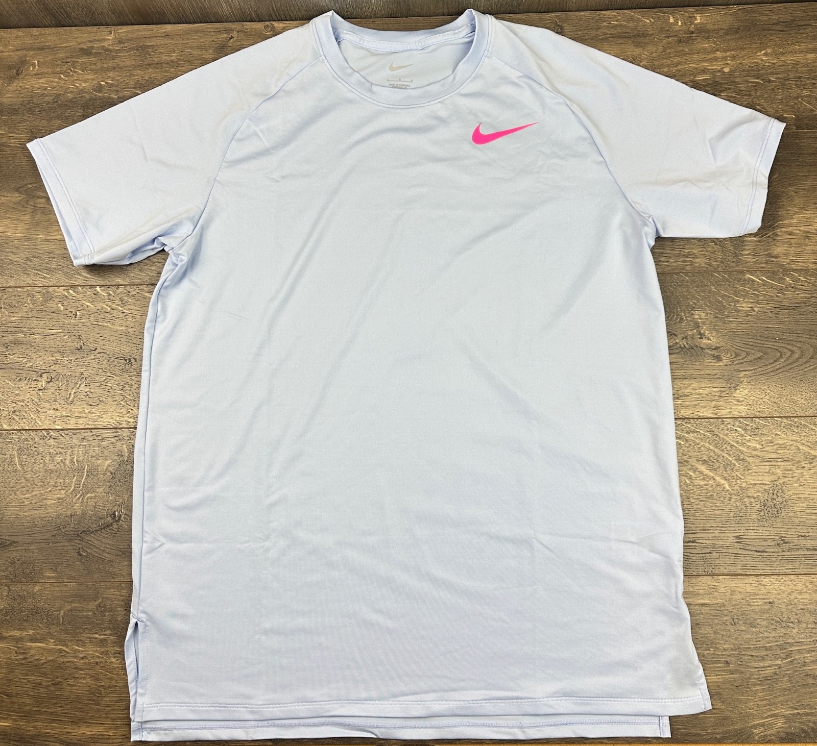 Nike Pro Elite Track & Field Warm Up Shirt Sz Medium Blue Pink Swoosh DR5213-425 gallery