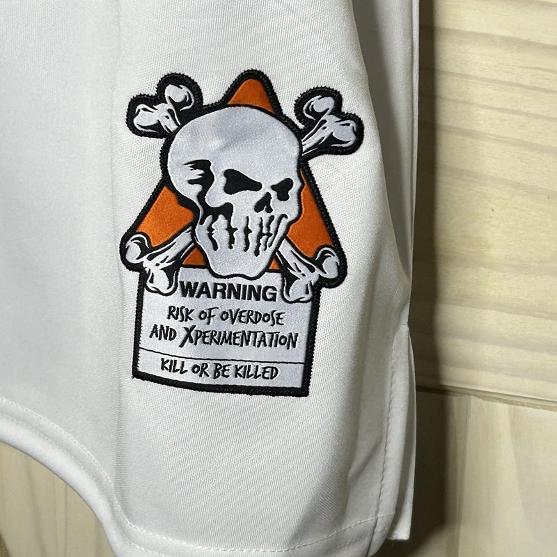 NWT Brand X White Basketball Jersey All Money In Mens Size Medium gallery