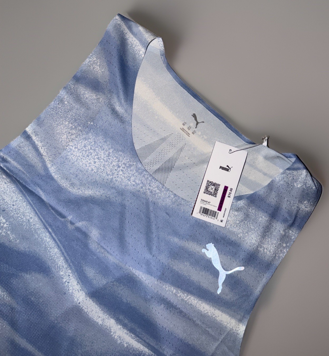 Puma Raceday UltraSpun Singlet Mens XXL Running Vest Breathable Tank Top gallery