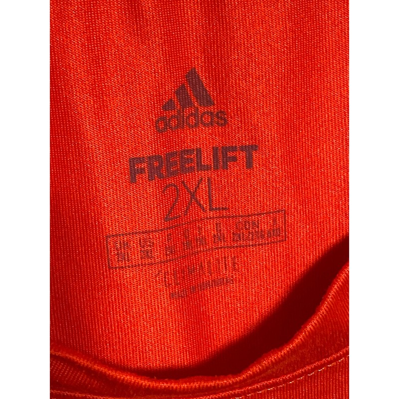 Adidas Freelift Climalite Red Shirt Mens 2XL Athleisure Active Workout Gym Run gallery