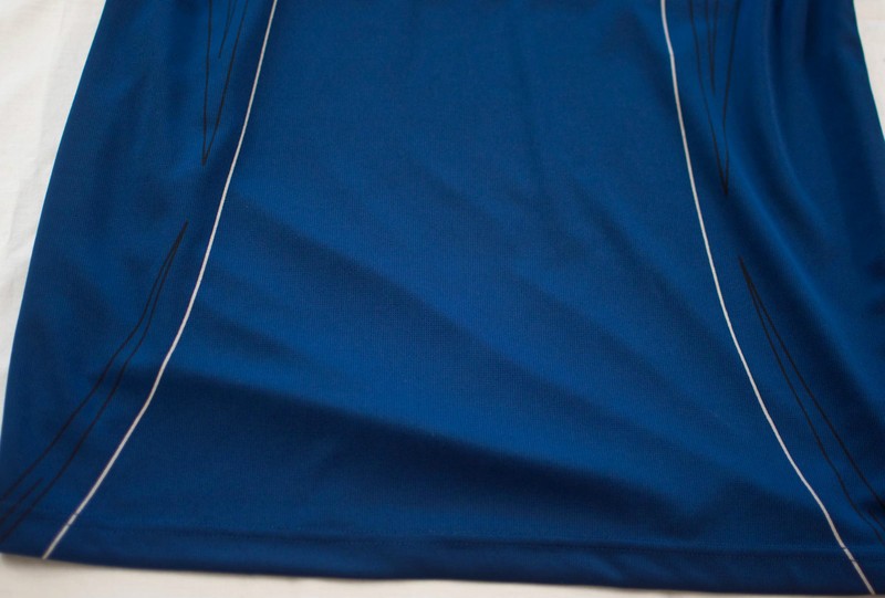 men's Grand Slam size small short sleeve pull over blue collar 3 button at neck gallery