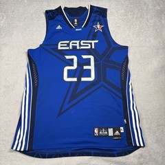 Adidas NBA All-Star 2010 Jersey Mens XL Blue LeBron James East 23 Dallas