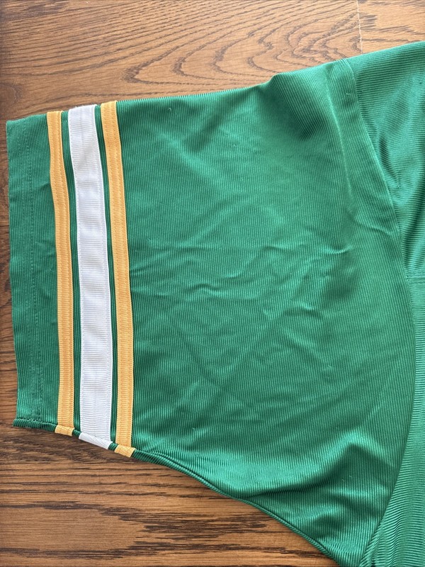 VTG John Deere Men’s 2XL Green Football Jersey Made in USA XXL gallery