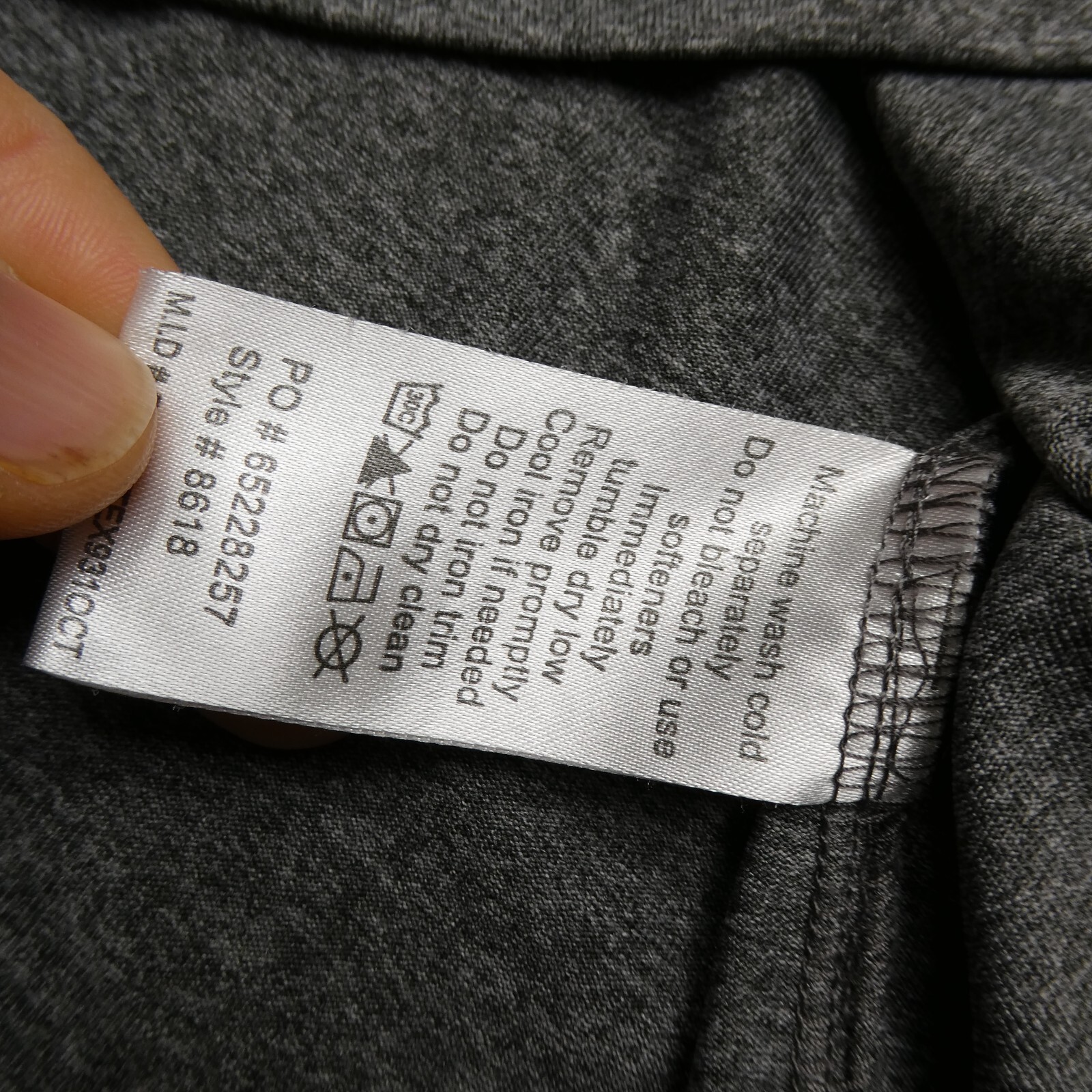 UltraClub Cool & Dry Quarter Zip Pullover Gray The Huxley Long Sleeve gallery