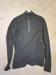Vollebak Condition Black Ceramic Base Layer Quarter Zip XL