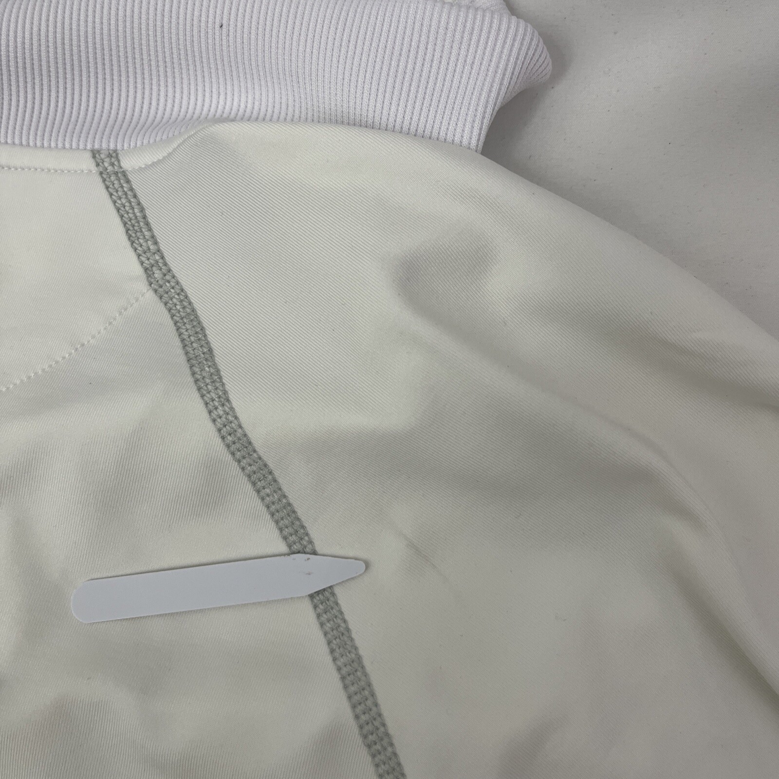 Footjoy 1/4 Zip White Cream Pullover Shirt Laurel Ridge Country Club Sz L gallery
