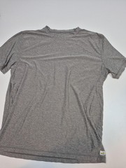 Vuori Strato Tech Shirt Mens Large Gray Short Sleeve Performance