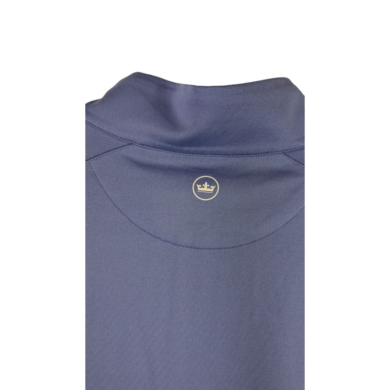 Peter Millar Forge Golf Pullover Viawest Real Estate 1/4 Zip Large Blue gallery