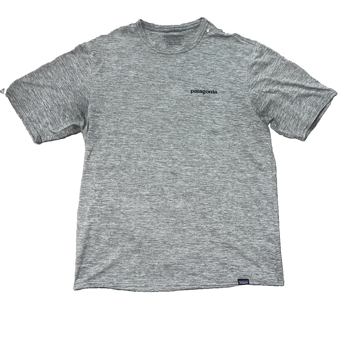 Patagonia Shirt Mens Small Gray Daily Tech 50+ UPF Performance Capilene gallery